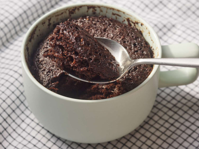Chocolate Peanut Butter Protein Mug Cake