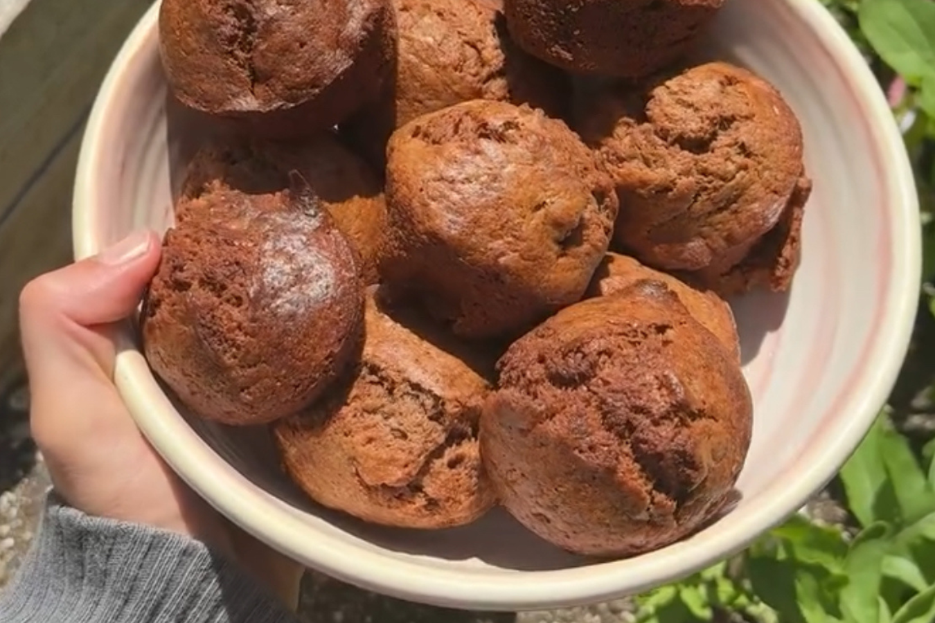 Chocolate Banana Bread Protein Muffins