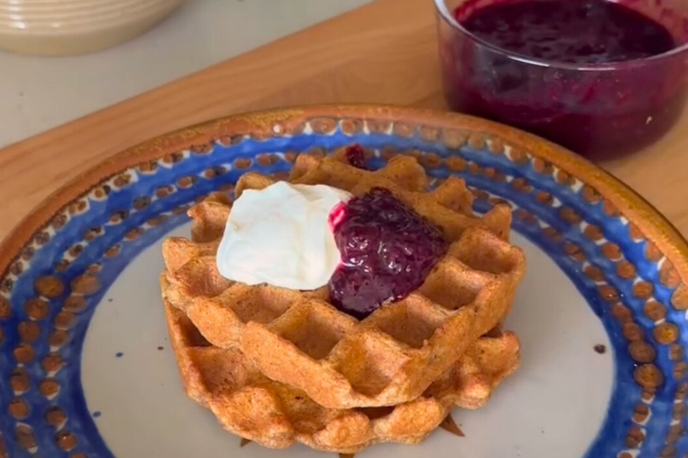 Grain-Free Protein Waffles