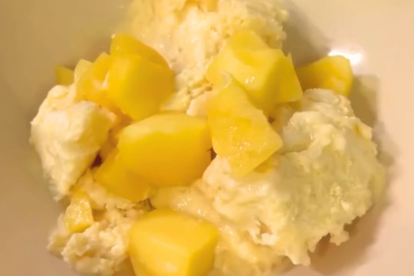 Mango Protein Ice Cream