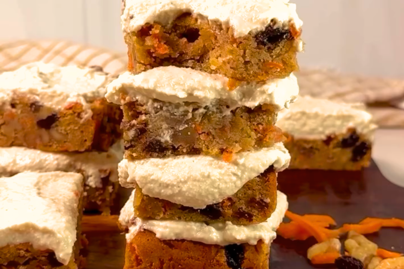 Protein Carrot Cake Bars