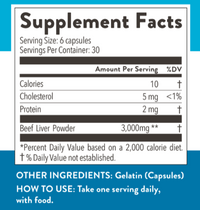 Grass-Fed Beef Liver Capsules