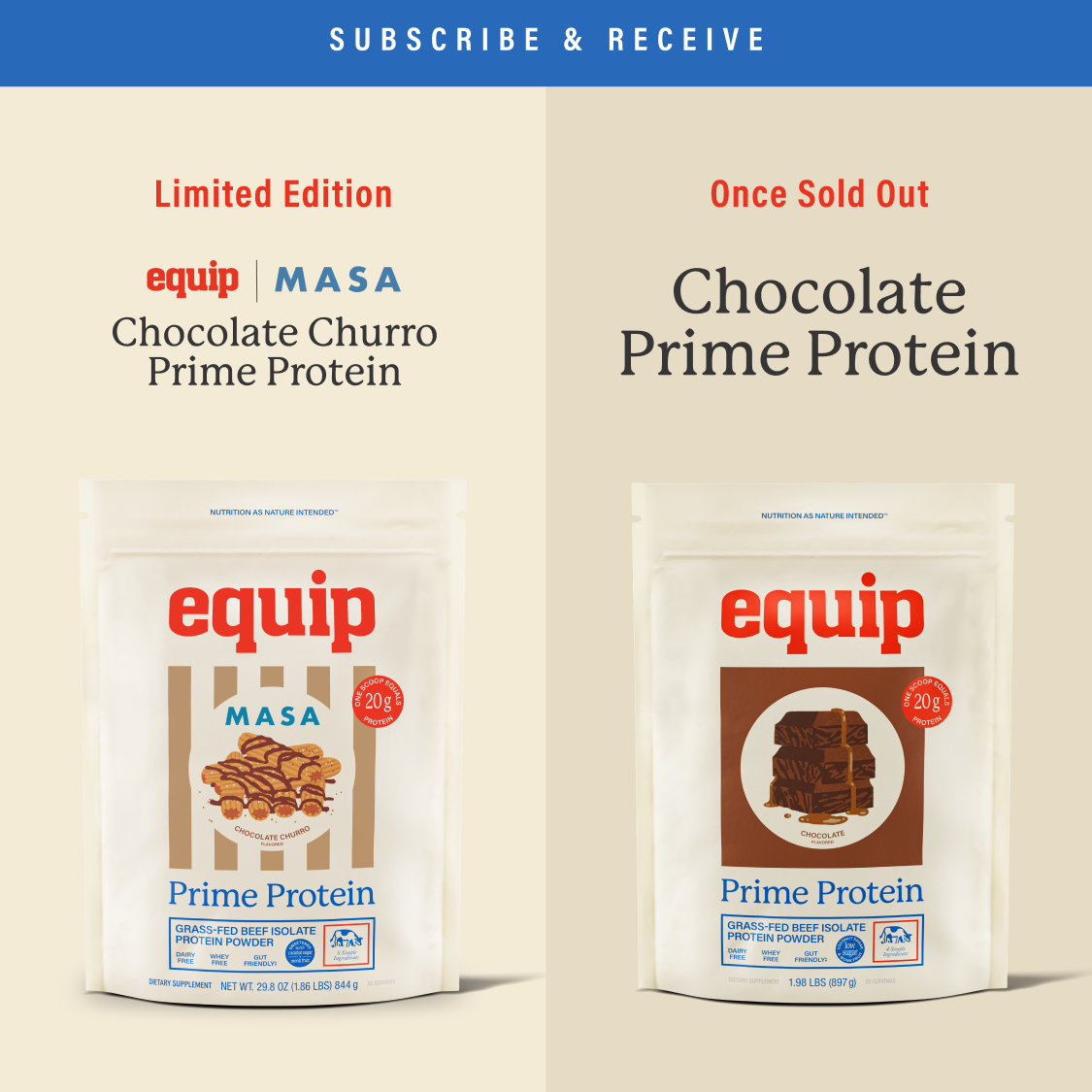 Masa x Equip: Chocolate Churro Prime Protein